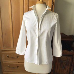 MAXMARA WHITE BUTTON DOWN SHIRT